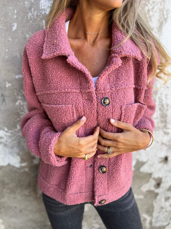Margaret | Cozy Button Winter Jacket