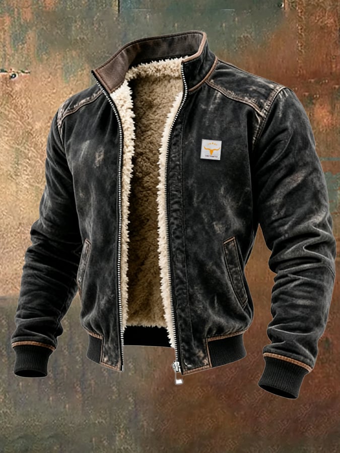 Riccardo™ Thermal Leather-Effect Jacket