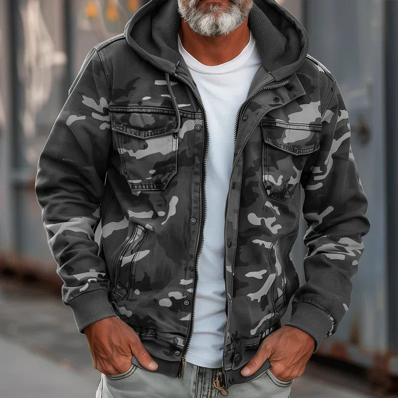 Damian™ Camo Hooded Jacket