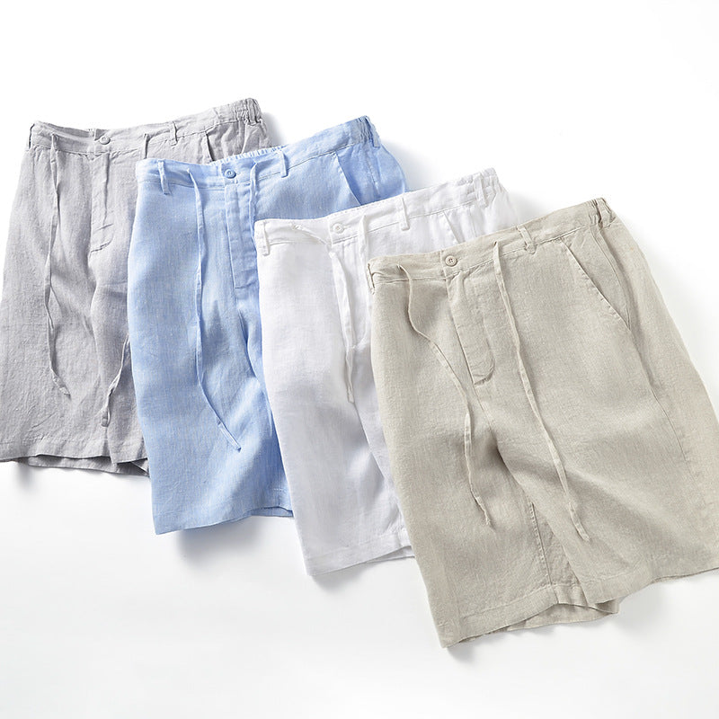 Lorenzo Vitali Lagoon Linen Shorts
