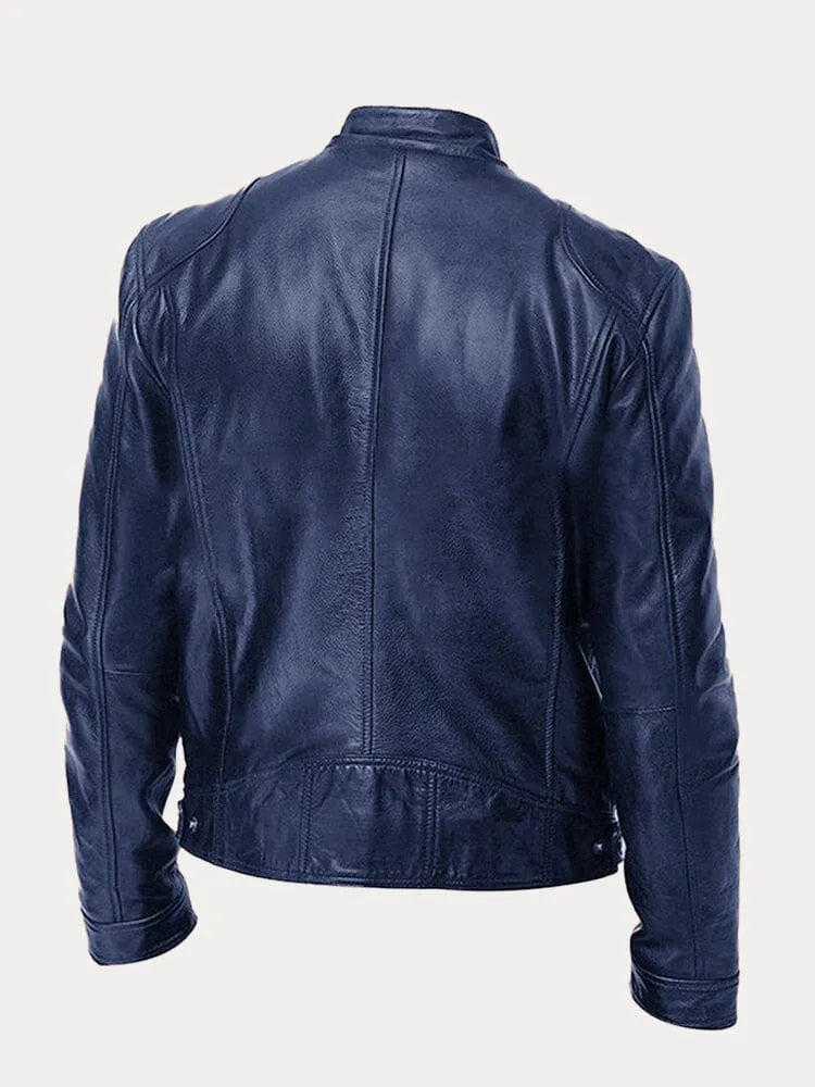 Derek | Sleek Leather Jacket