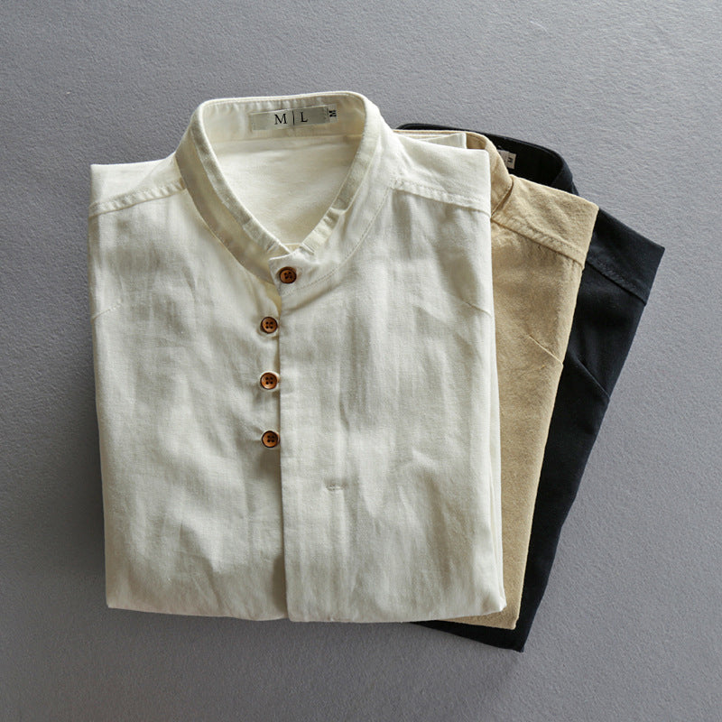 Leon | North™ Mandarin Collar Shirt