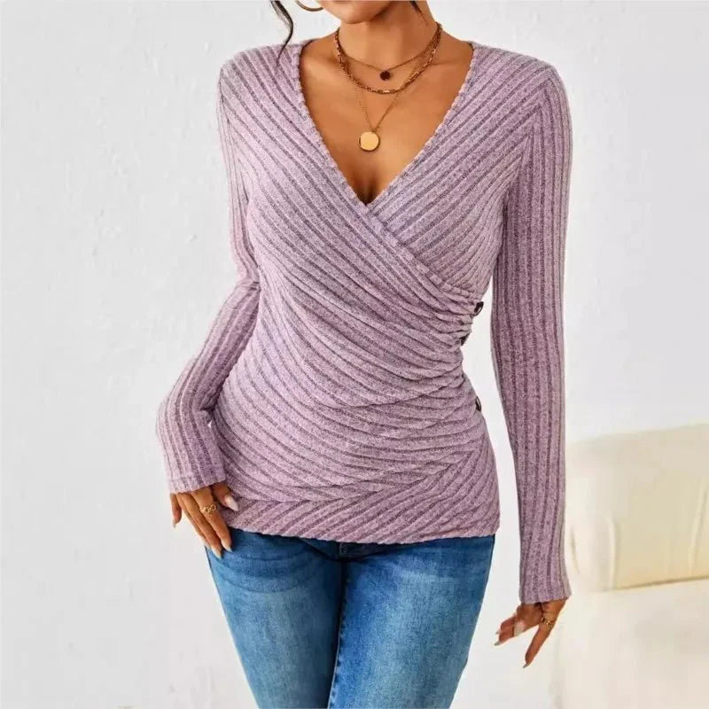 Aurora | Flattering V-Neck Top