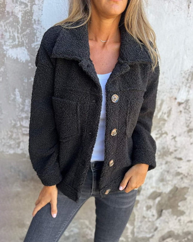 Margaret | Cozy Button Winter Jacket