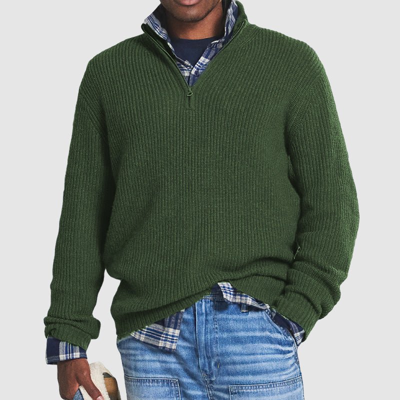 Reuben | Business-Casual Sweater with Zipper