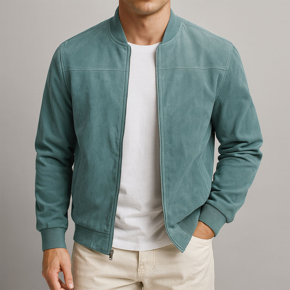 Elias™ Suede Bomber Jacket