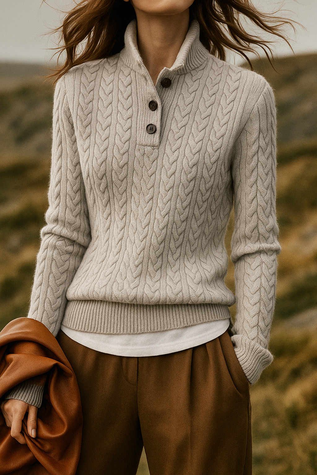 Arden Button-Up Sweater