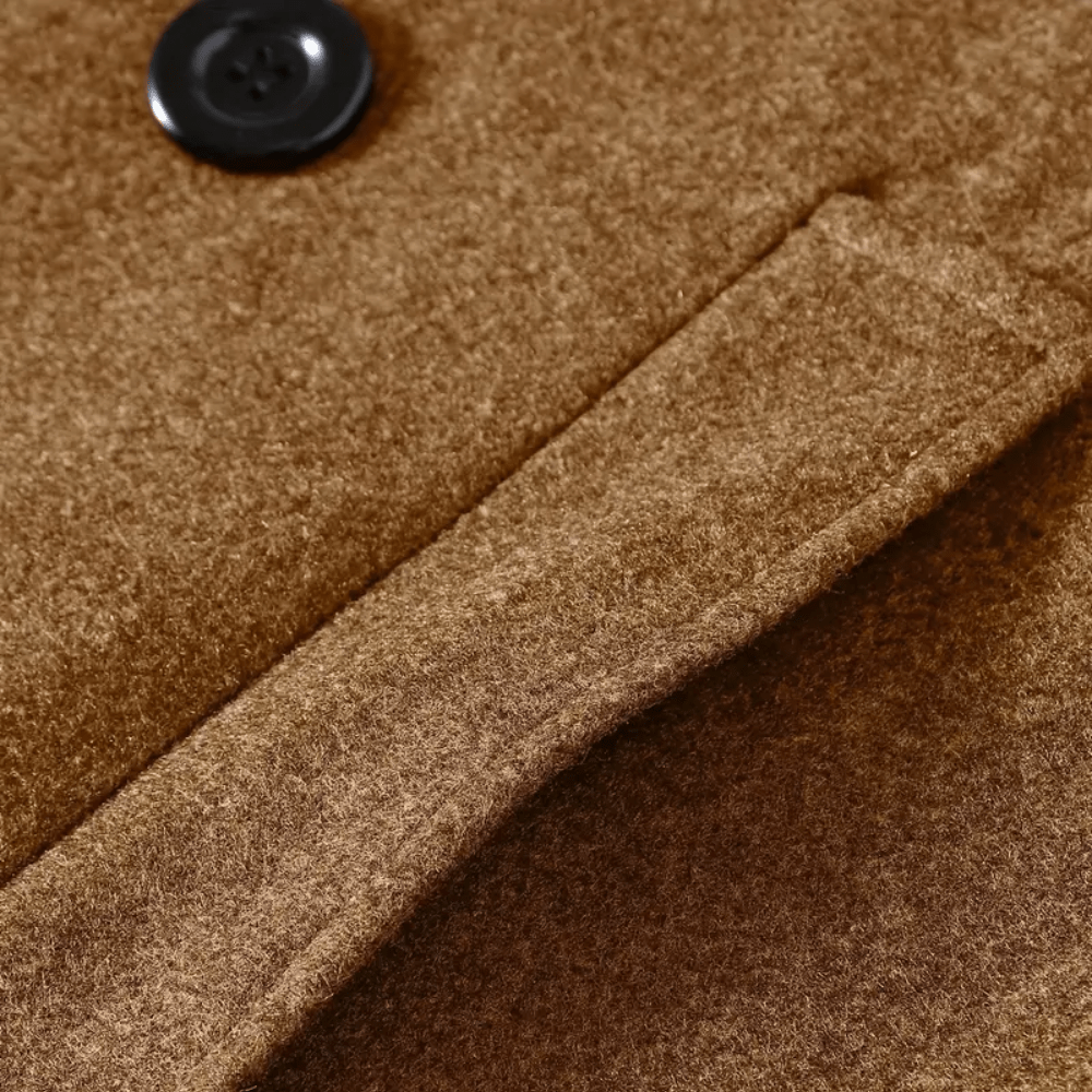 Caleb | Classic Lapel Overcoat in Long Fit