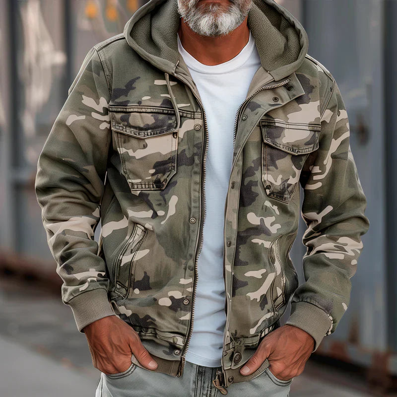 Damian™ Camo Hooded Jacket