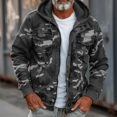 Damian™ Camo Hooded Jacket