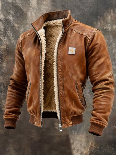 Riccardo™ Thermal Leather-Effect Jacket