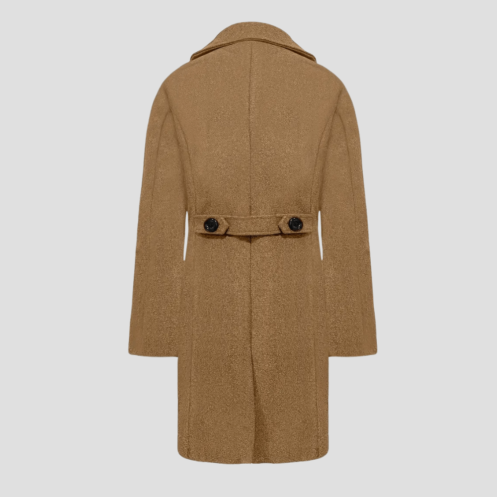 Caleb | Classic Lapel Overcoat in Long Fit