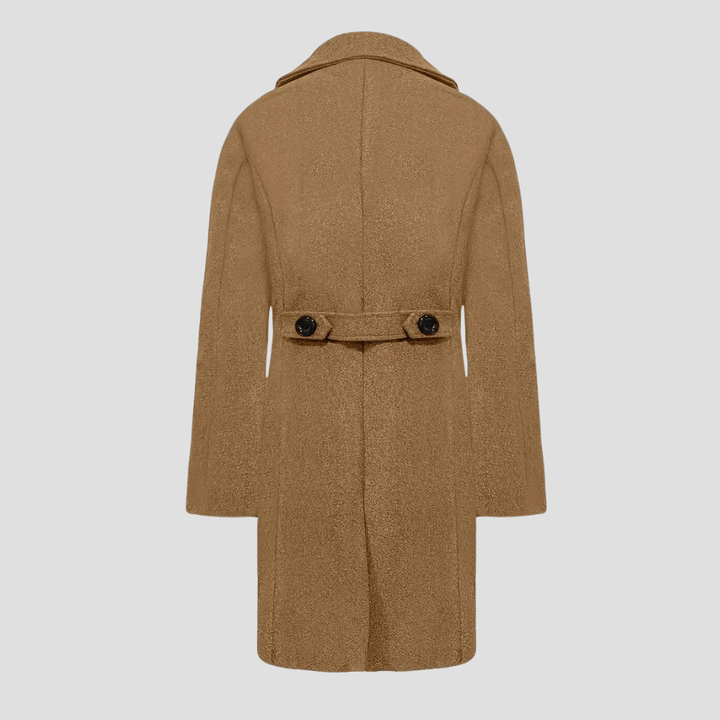 Caleb | Classic Lapel Overcoat in Long Fit
