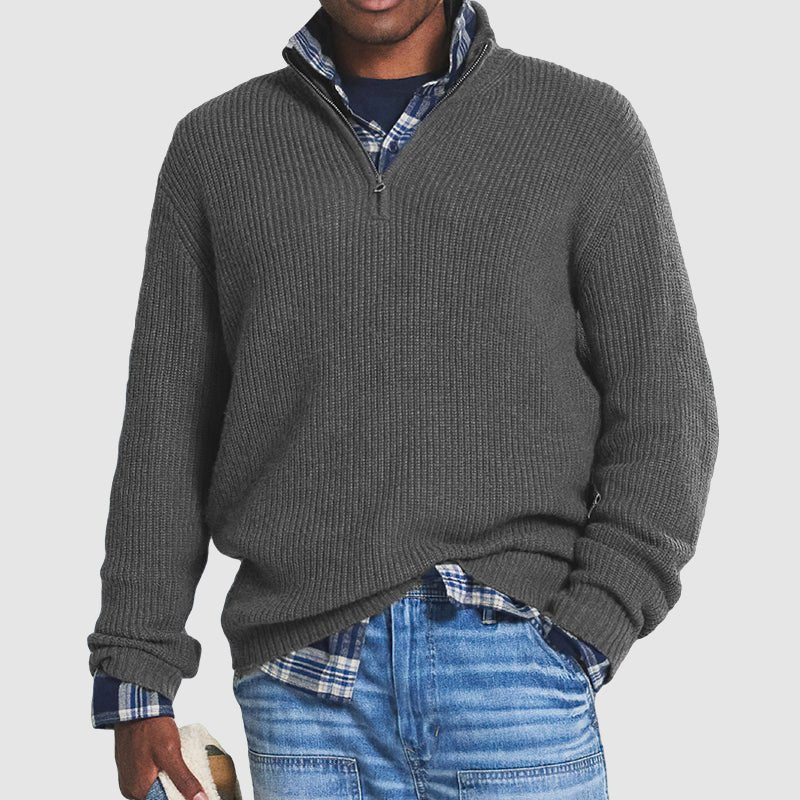 Reuben | Business-Casual Sweater with Zipper