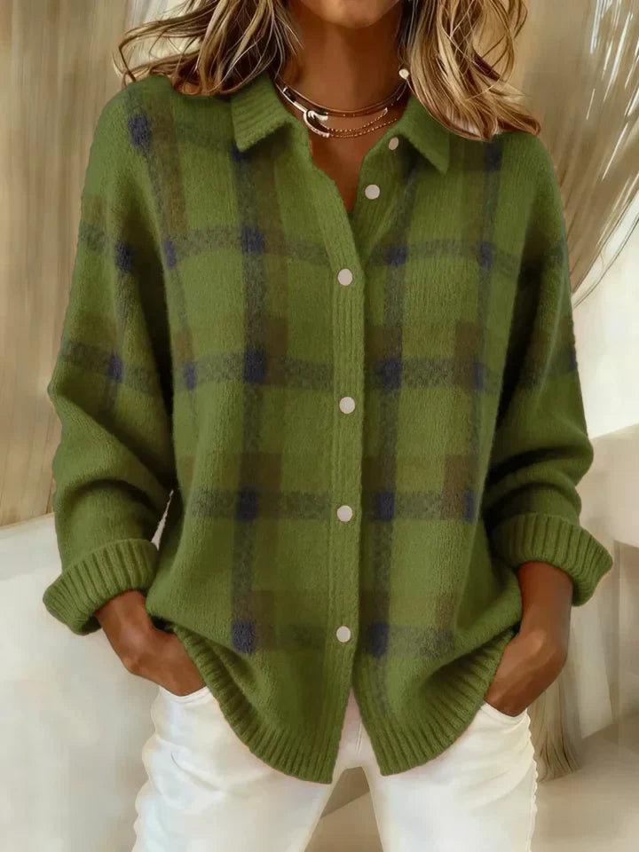 Victoria™ Retro Plaid Sweater