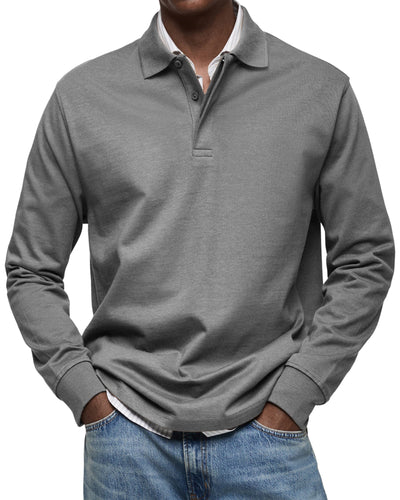 MOHR® | Luxury Long-Sleeve Polo