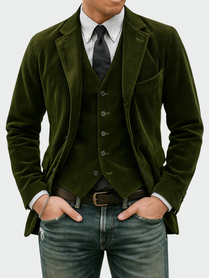 Marceau™ Velvet Blazer Set