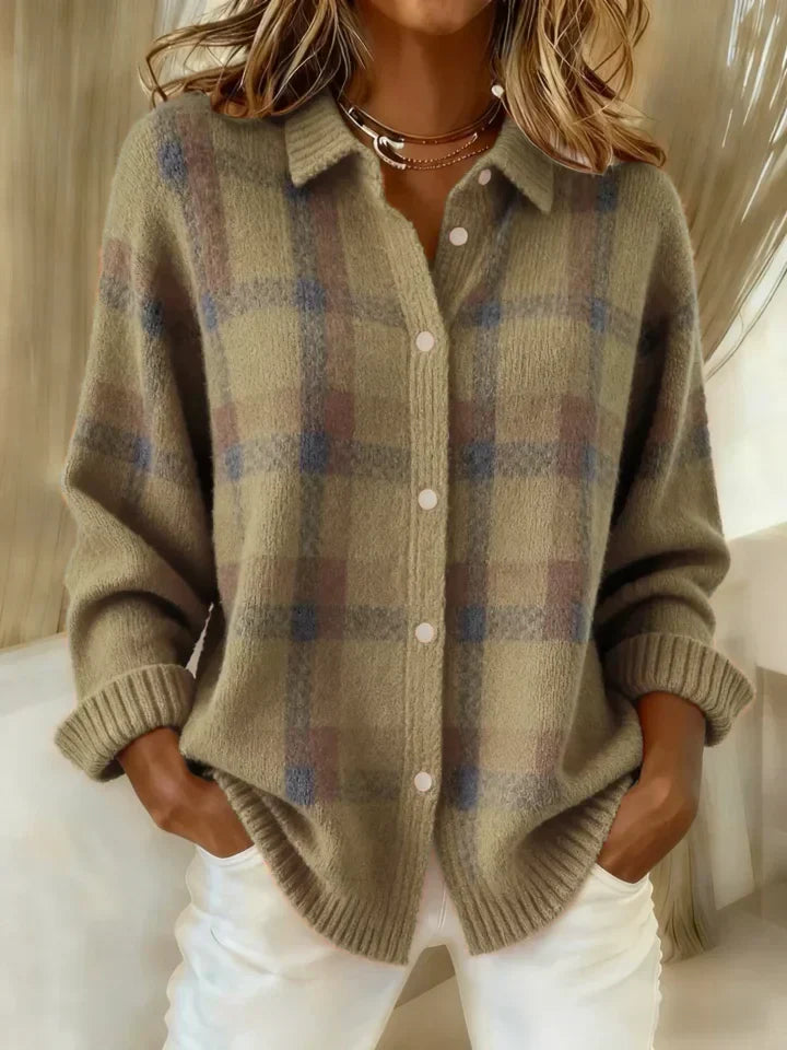 Victoria™ Retro Plaid Sweater