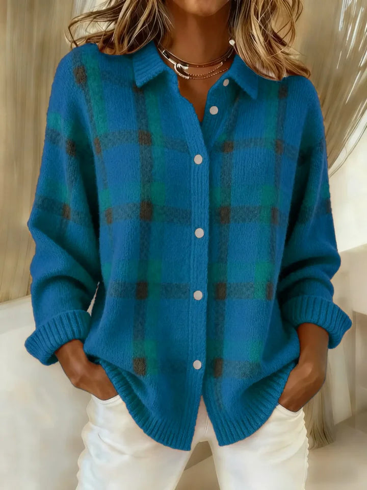 Victoria™ Retro Plaid Sweater