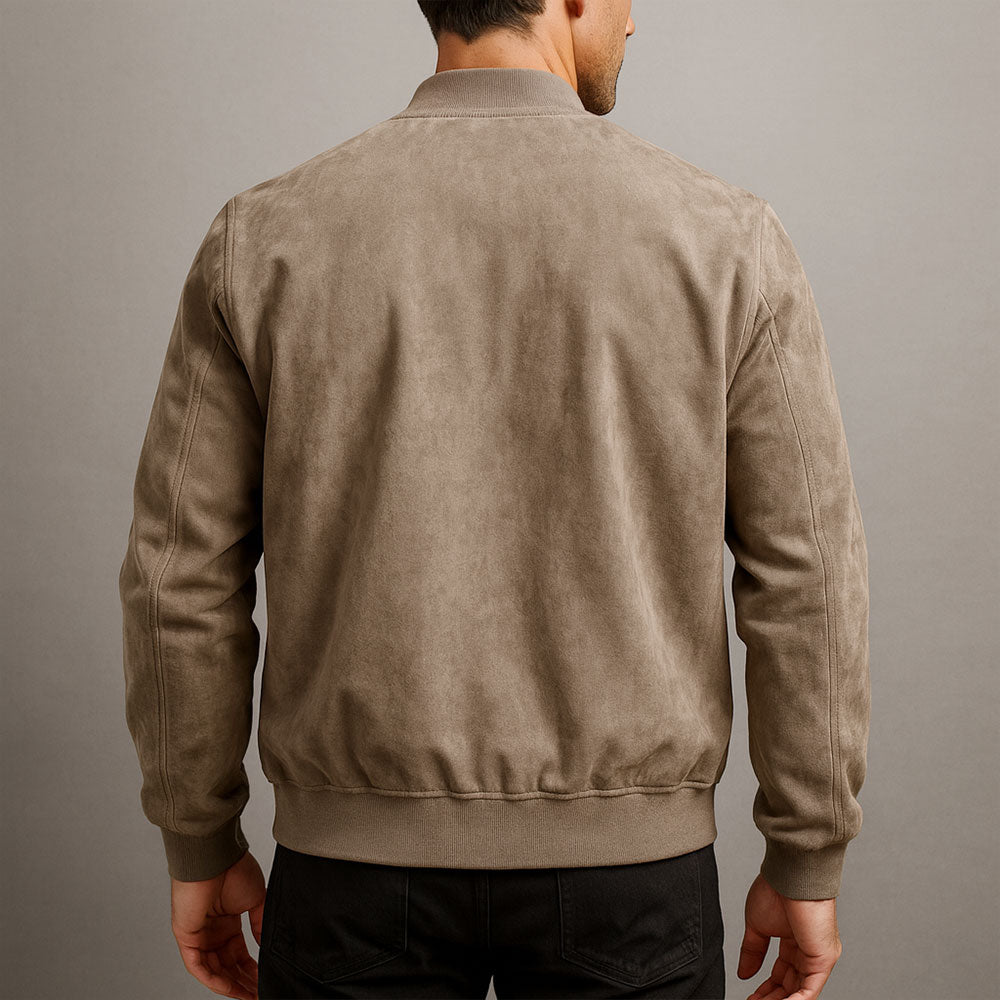 Elias™ Suede Bomber Jacket