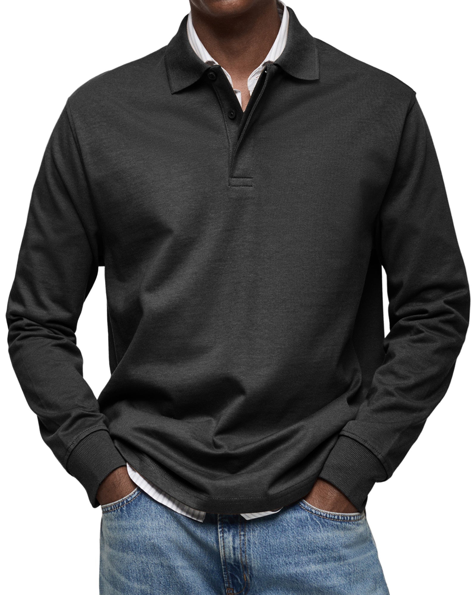 MOHR® | Luxury Long-Sleeve Polo