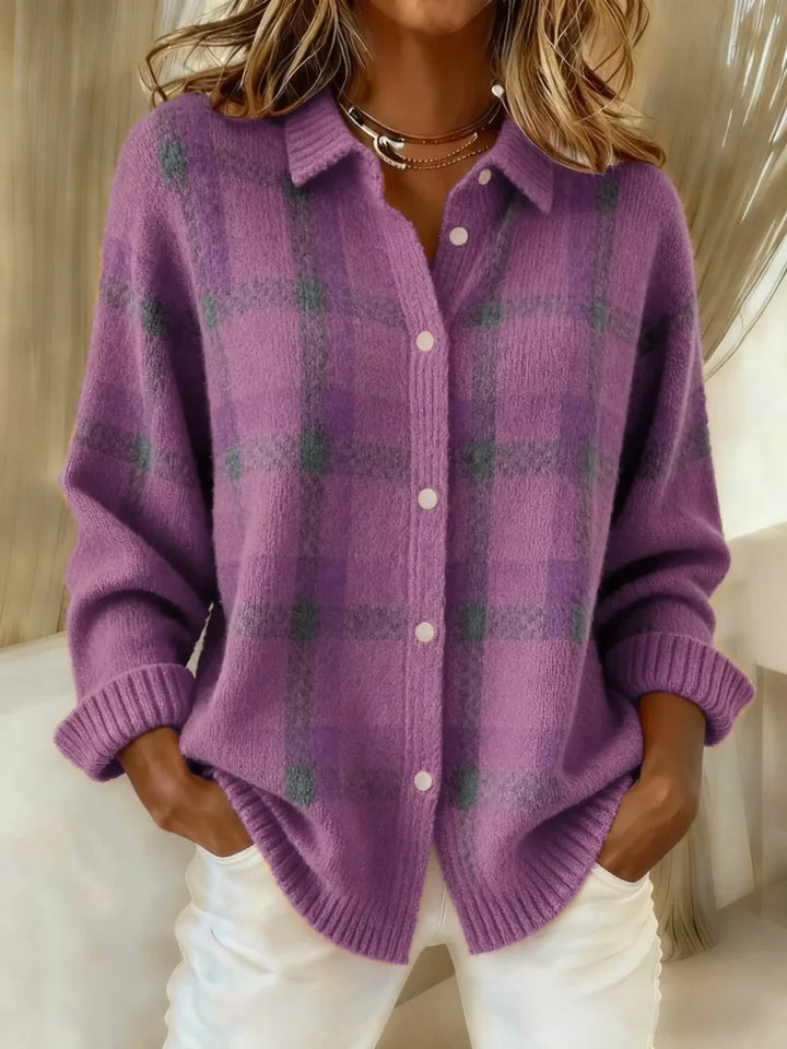 Victoria™ Retro Plaid Sweater
