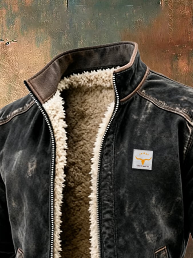 Riccardo™ Thermal Leather-Effect Jacket