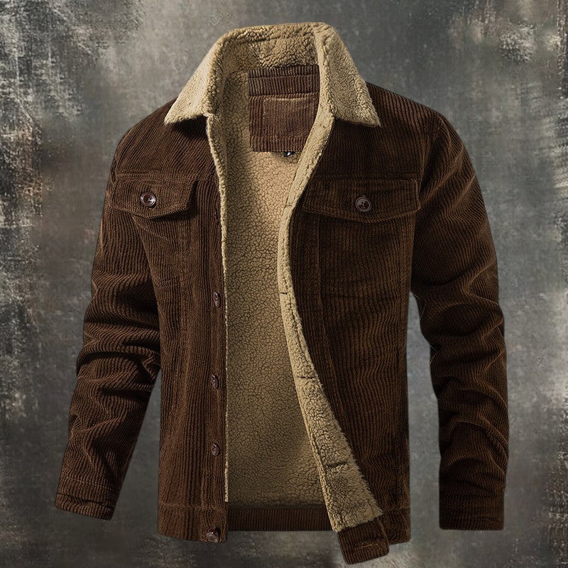 Giovanni™ | The Corduroy Sherpa-Lined Jacket