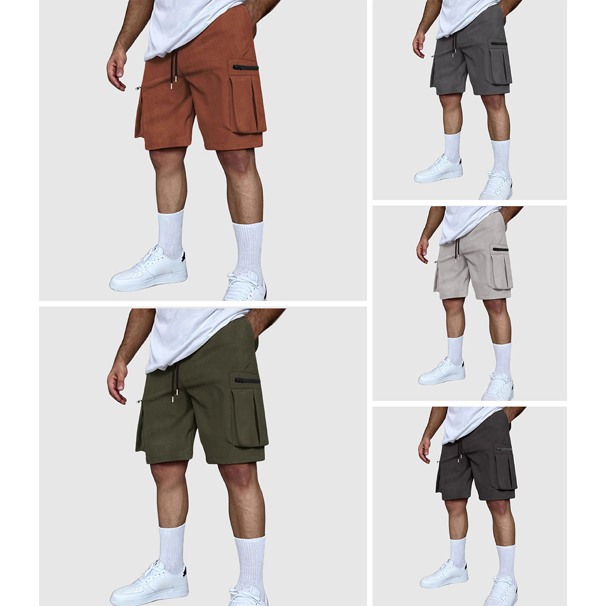 Alessandro Veneti Durable Field Cargo Shorts