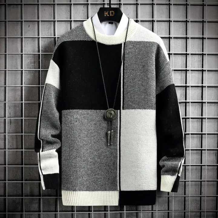 Ronald | Geometric Knit Sweater