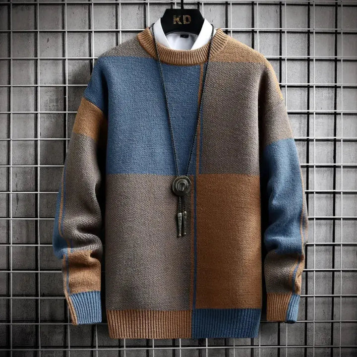 Ronald | Geometric Knit Sweater