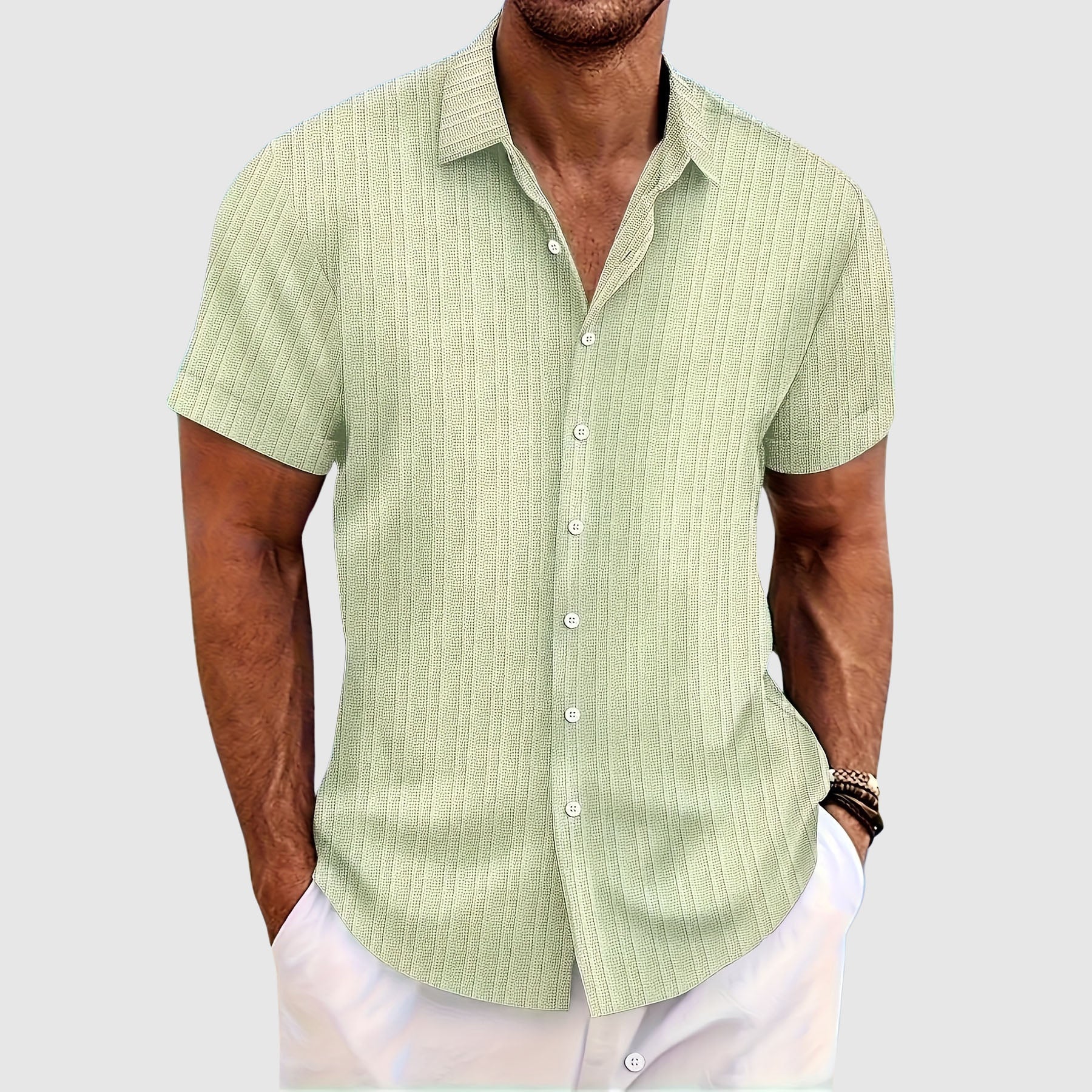 Marcus | North™ Striped Short Sleeve Shirt