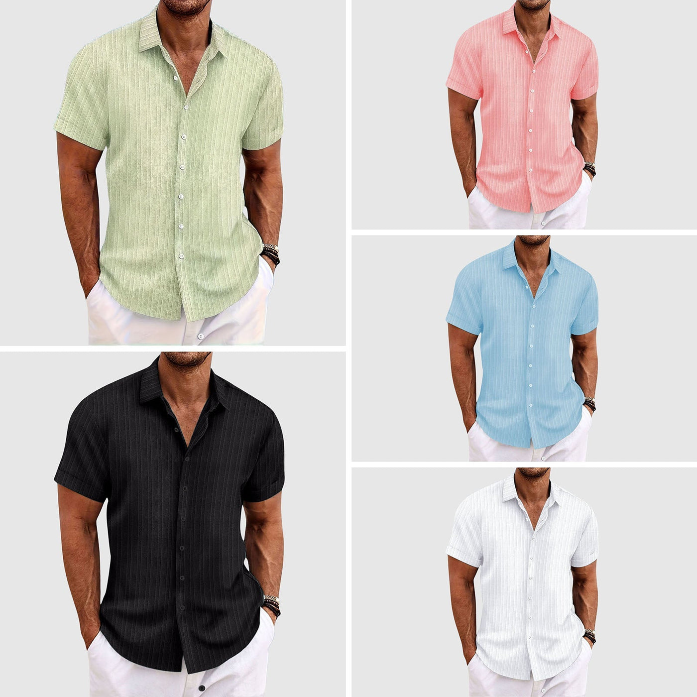 Marcus | North™ Striped Short Sleeve Shirt