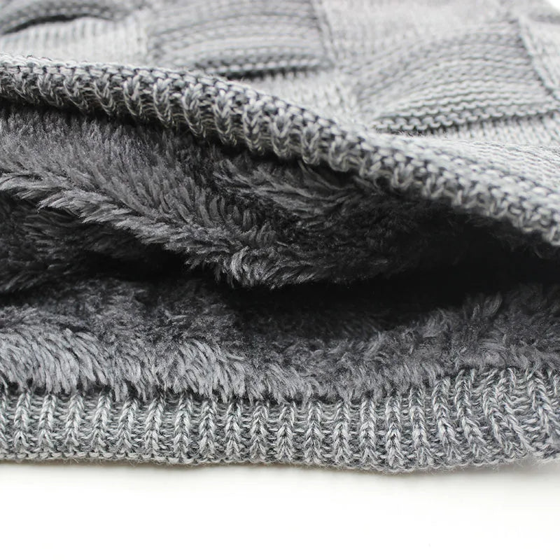 Alpine Weave-Knit Beanie