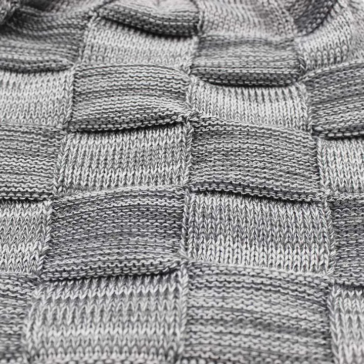 Alpine Weave-Knit Beanie