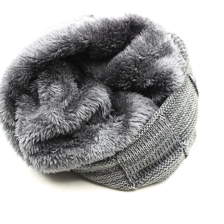 Alpine Weave-Knit Beanie