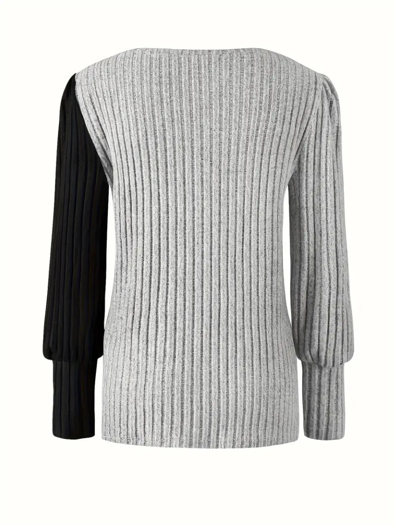 Rhea Color Block Knit Top