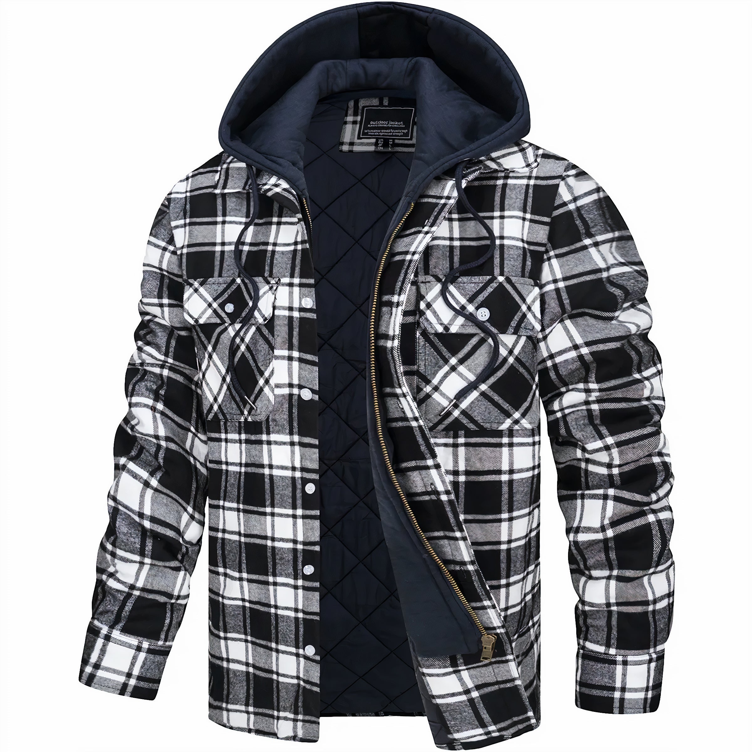 Henry | Quilted Hooded Shirt Jacket