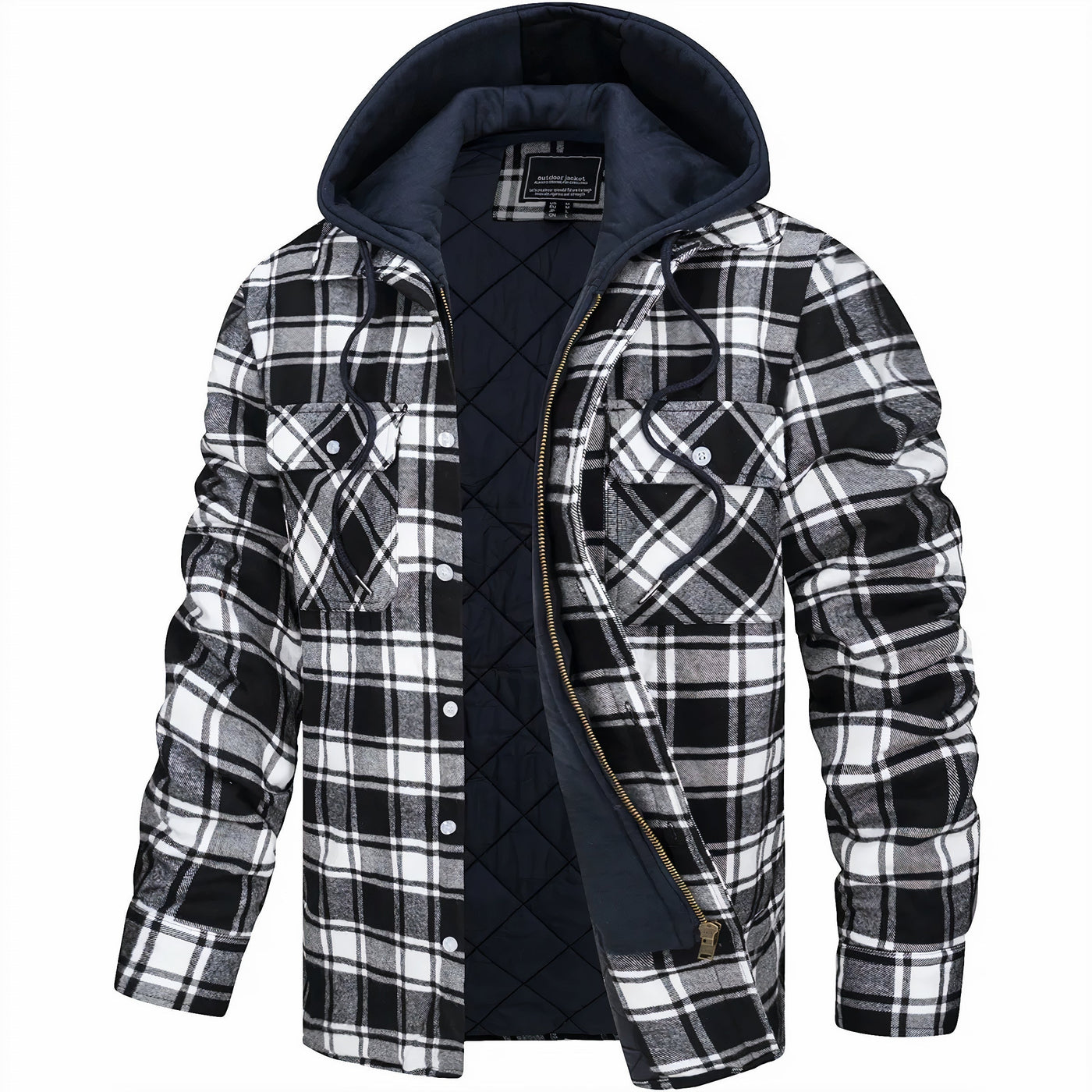 Henry | Quilted Hooded Shirt Jacket