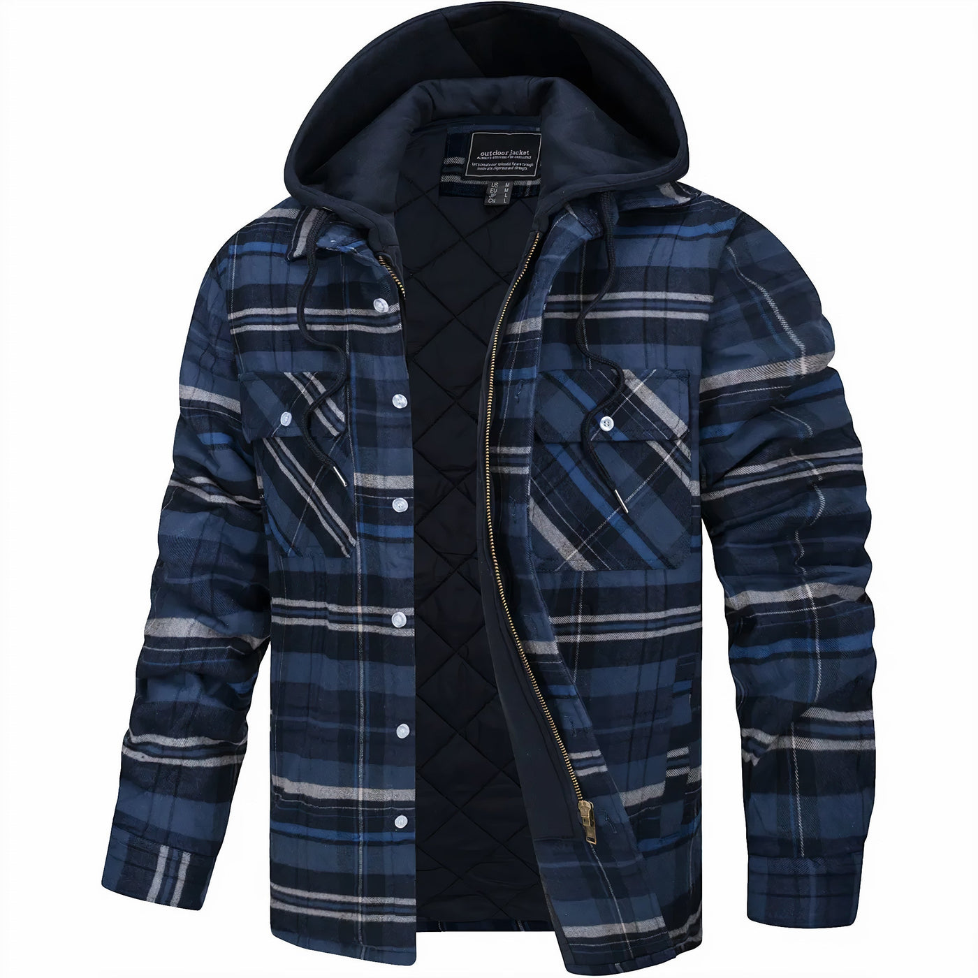 Henry | Quilted Hooded Shirt Jacket
