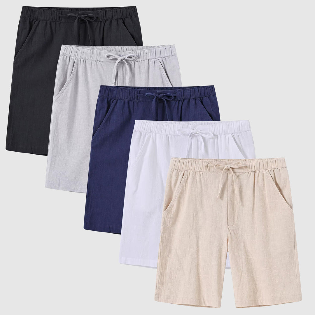 Lorenzo Vitali Cabana Linen Shorts