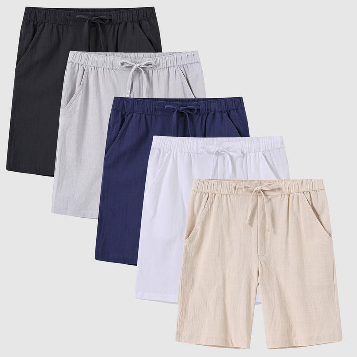 Lorenzo Vitali Cabana Linen Shorts