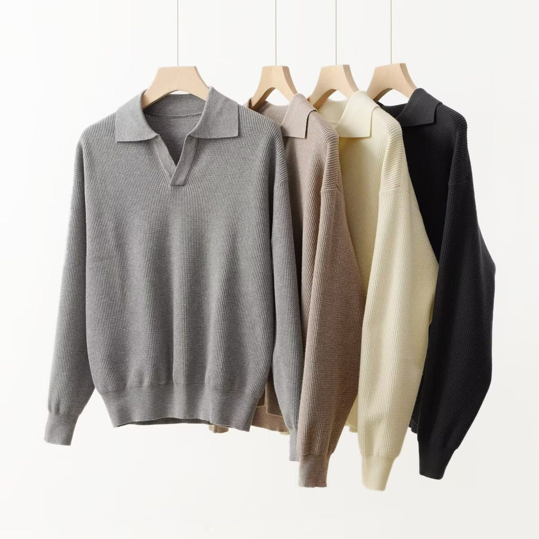 Lorenzo Vitali Luxe Polo Sweater