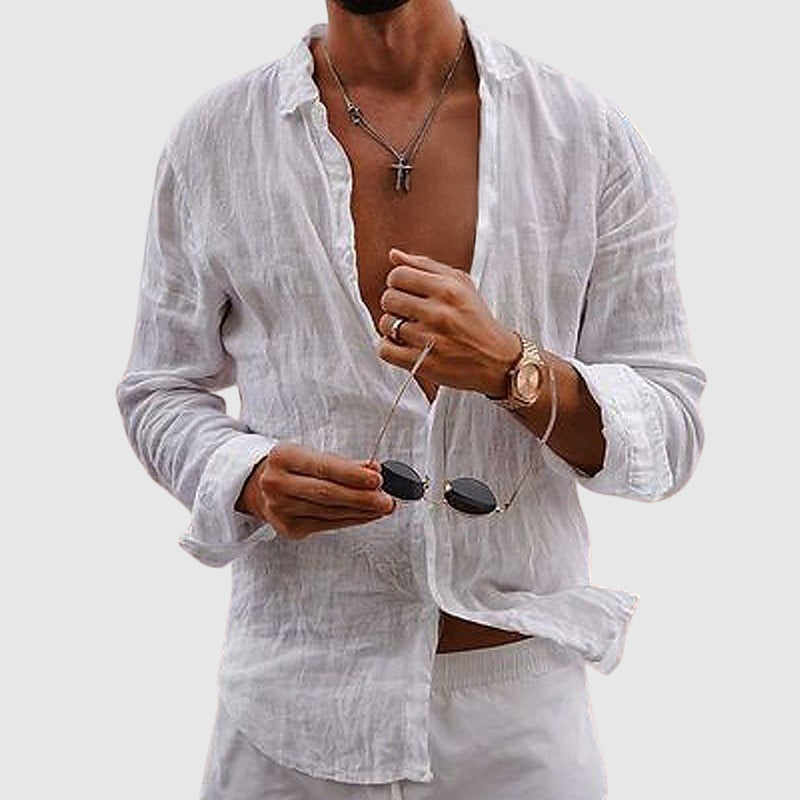 Adrian | North™ Relaxed Linen Shirt