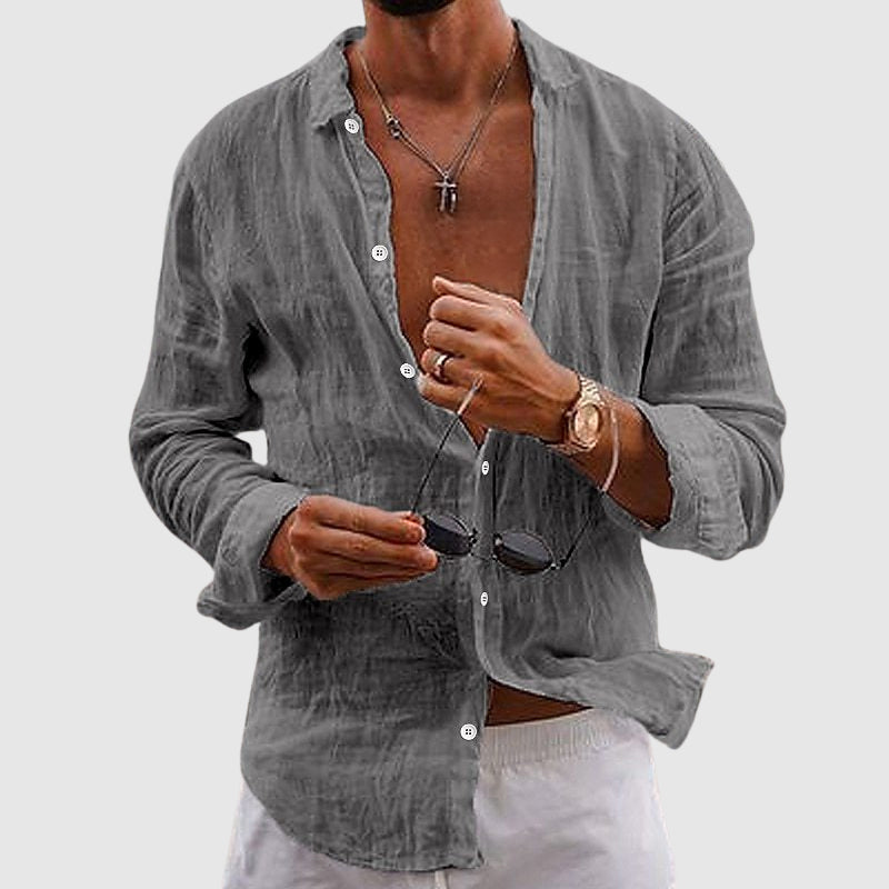 Adrian | North™ Relaxed Linen Shirt