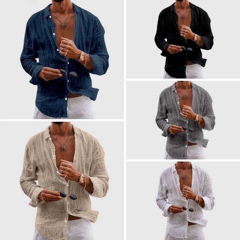 Adrian | North™ Relaxed Linen Shirt