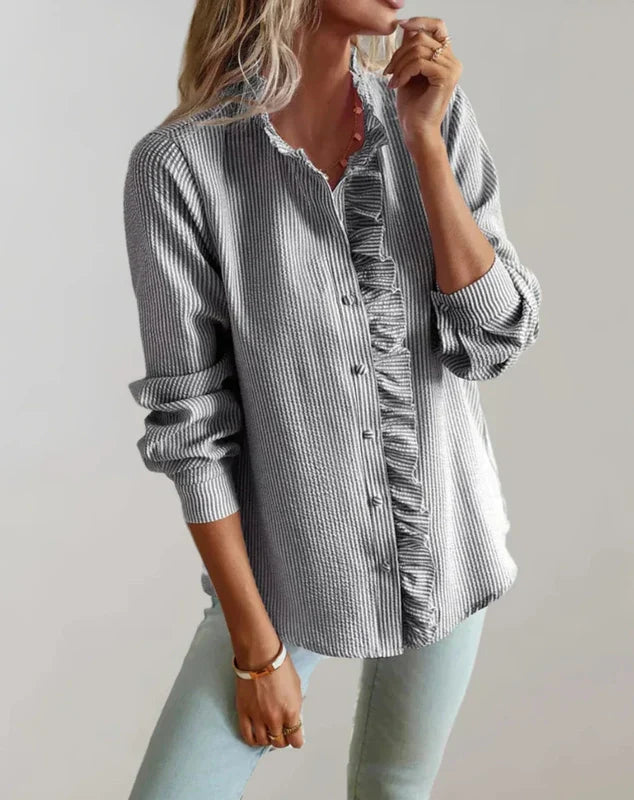 Natalie | Blouse with Ruffles