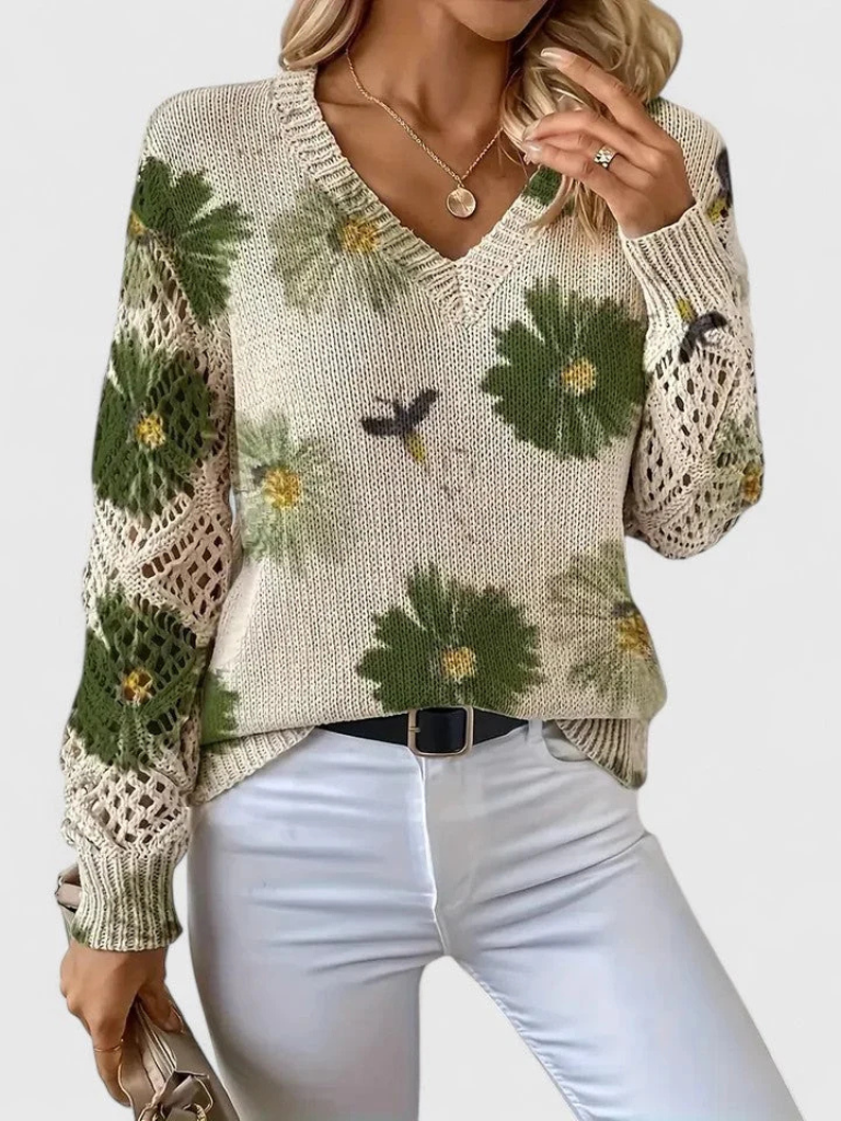 Elara Bloom Sweater