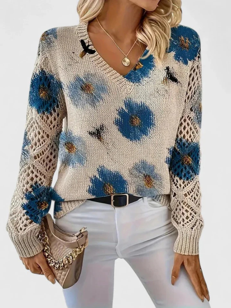Elara Bloom Sweater