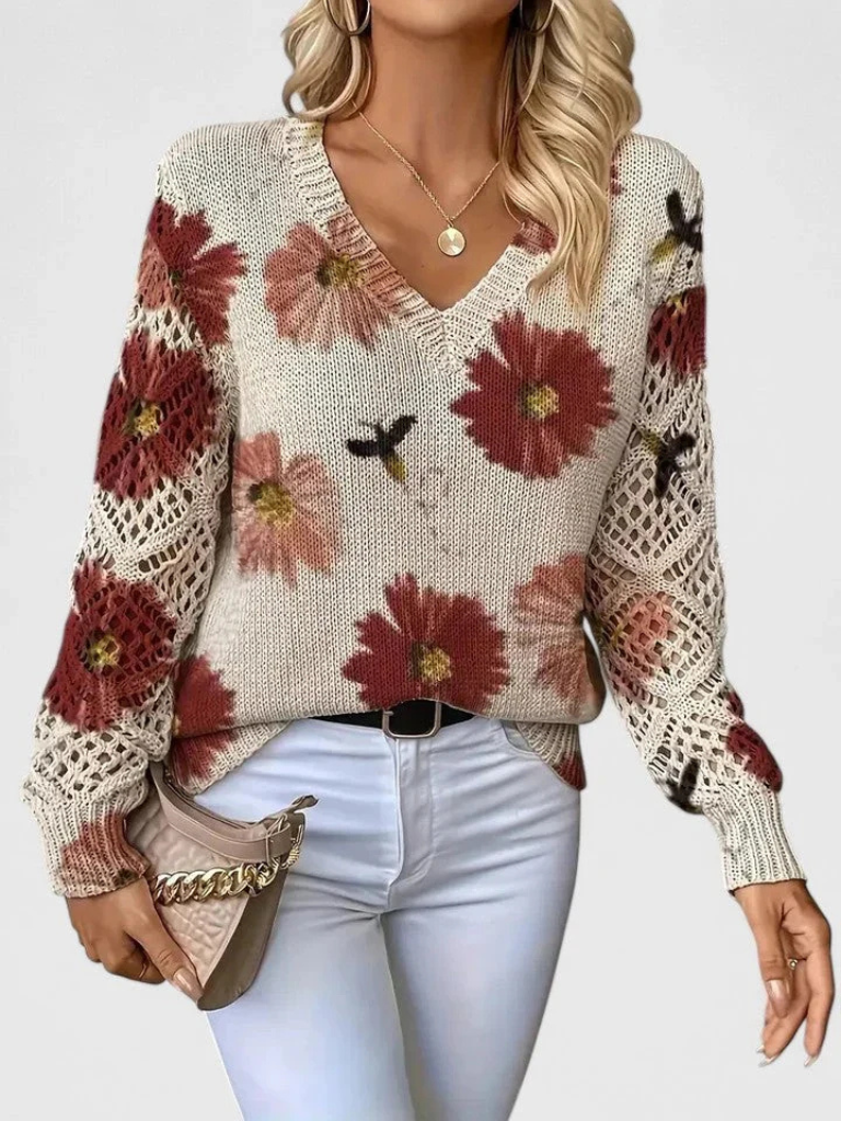 Elara Bloom Sweater
